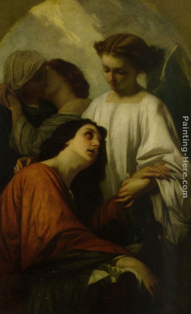 Charles Zacharie Landelle In Mourning